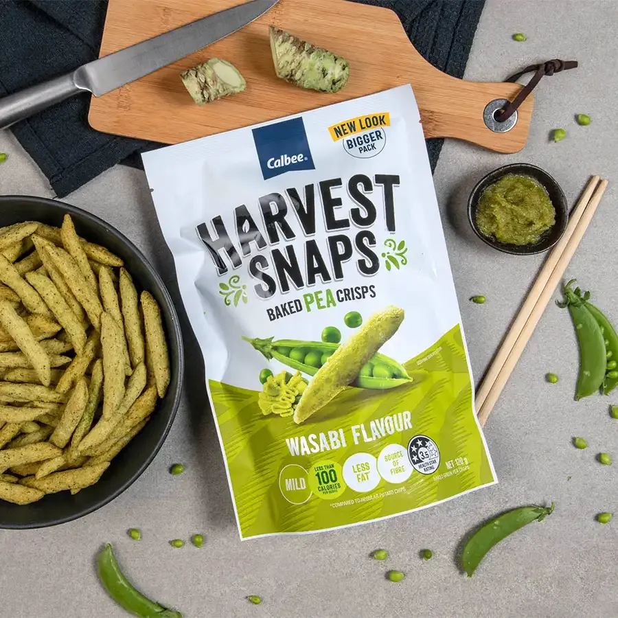 Calbee Harvest Snaps - Wasabi