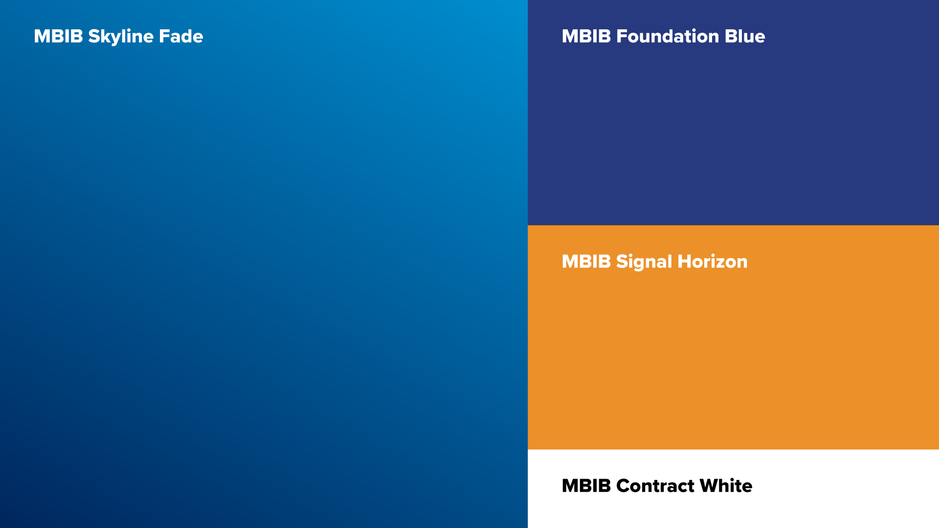 MBIB Colour Pallette