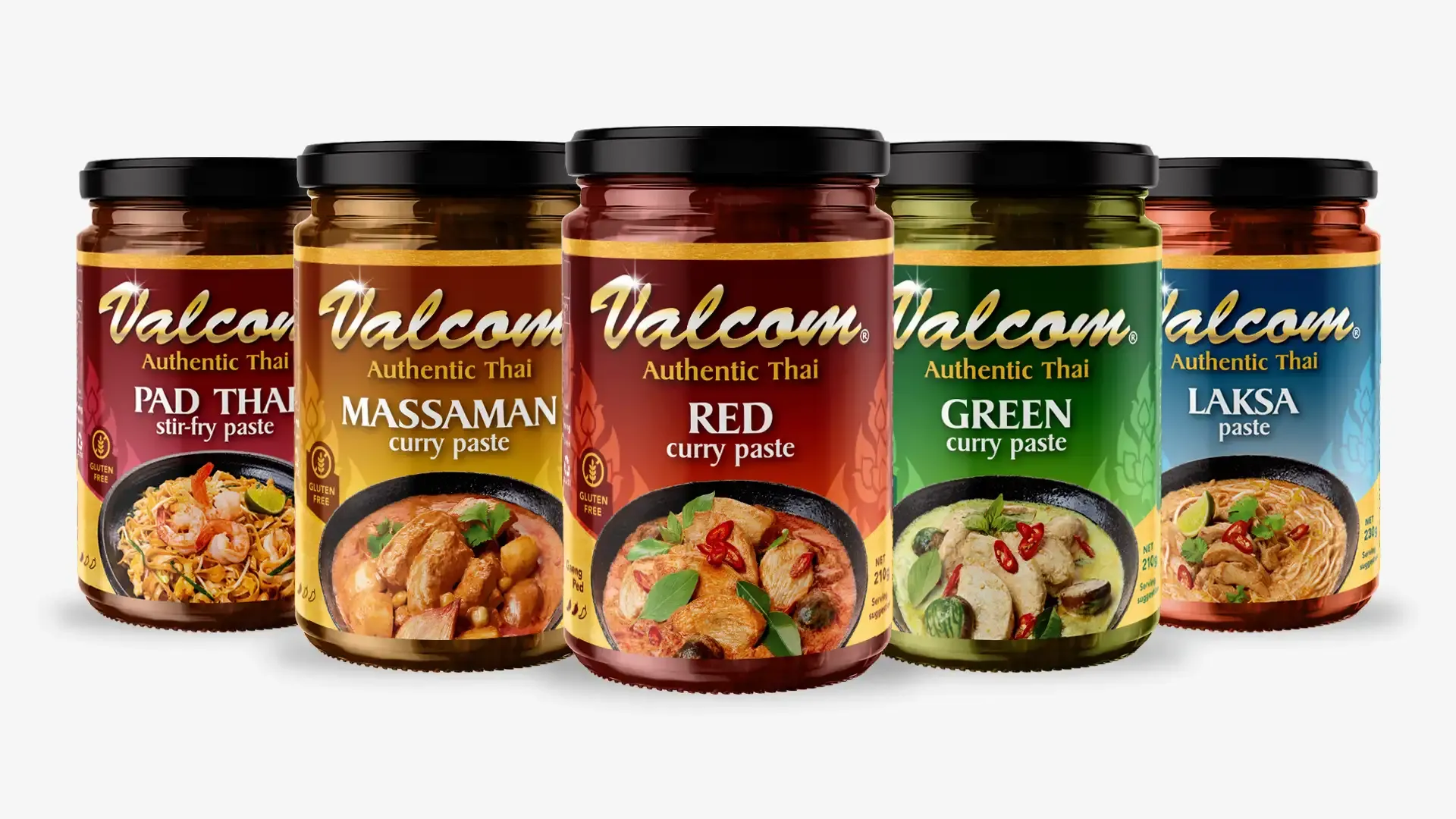 Valcom Curry Paste Range